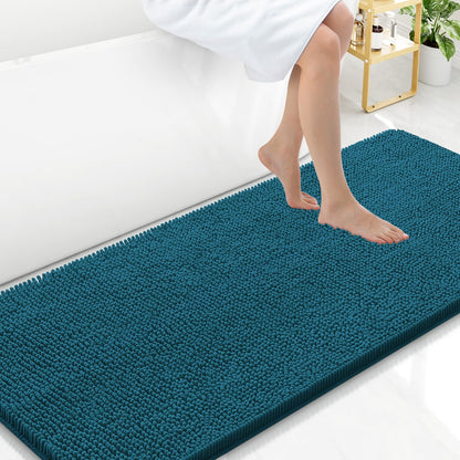 Arotive Bathroom Rugs 24x16, Soft Absorbent Shaggy Chenille Bath Rugs