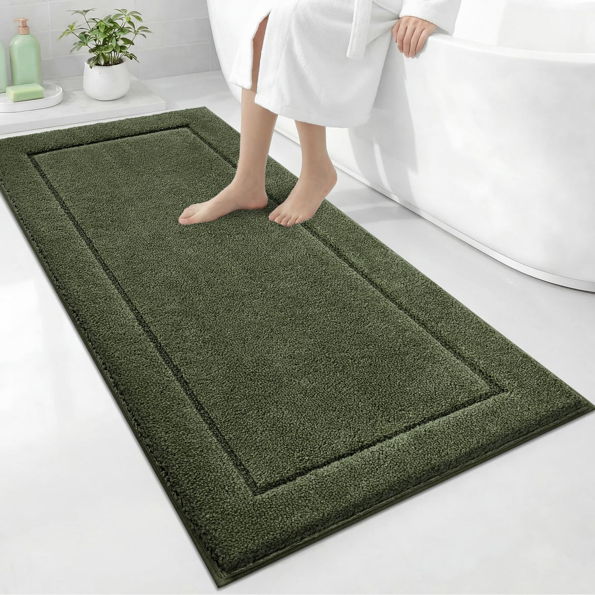 Extra Soft Bathroom Rug 20" x 30", Bath Mat, Throw Rug for Kitchen