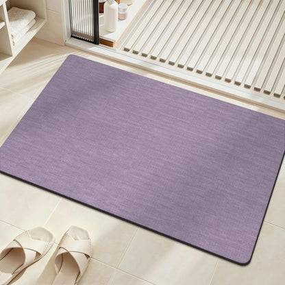 Mecko Bath Mat 16"x24",Ultra Thin Bathroom Rug fit Under Door Light Blue