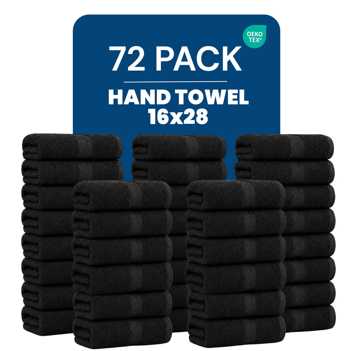 Utopia Towels 6 Pack Premium Hand Towels, 16x28 in, 600 GSM Cotton, Navy