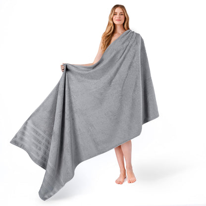 American Soft Linen 100% Cotton Luxury Turkish Towels, 4 PC Bath Towel Set