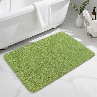 Pink Bathroom Rugs Non Slip 30"x20",Absorbent Bath Mat Quick Dry