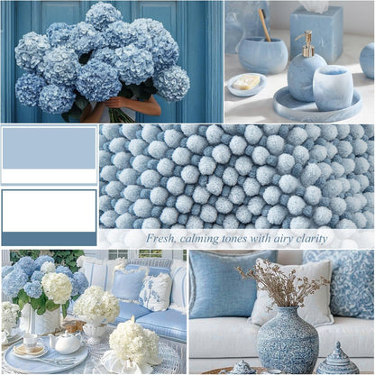 BSICPRO Bathroom Rugs Set 2 Piece, Light Blue, 20"x32" + 16"x24"