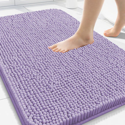 Arotive Bathroom Rugs 24x16, Soft Absorbent Shaggy Chenille Bath Rugs