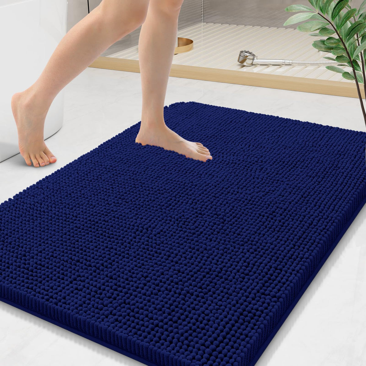 Arotive Bathroom Rugs 24x16, Soft Absorbent Shaggy Chenille Bath Rugs