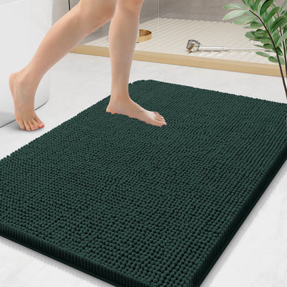 Arotive Bathroom Rugs 24x16, Soft Absorbent Shaggy Chenille Bath Rugs