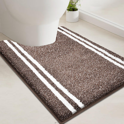 PURRUGS Bathroom Runner Rug, Bath Mat, 24" x 60", Beige