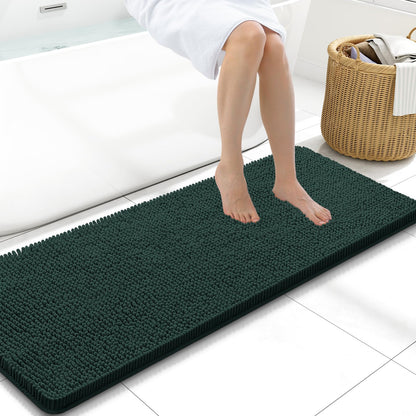 Arotive Bathroom Rugs 24x16, Soft Absorbent Shaggy Chenille Bath Rugs