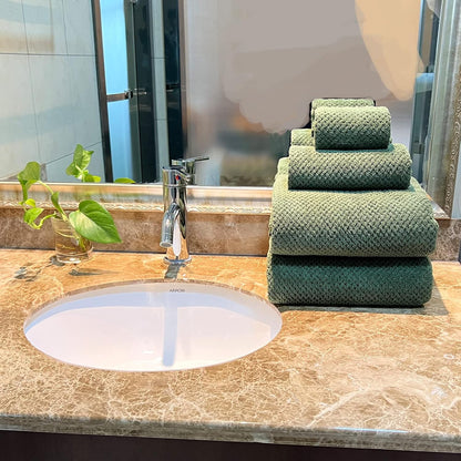 YTYC 29x59 Bath Towels Set,Towels for Bathroom,Olive Green,6-Pieces