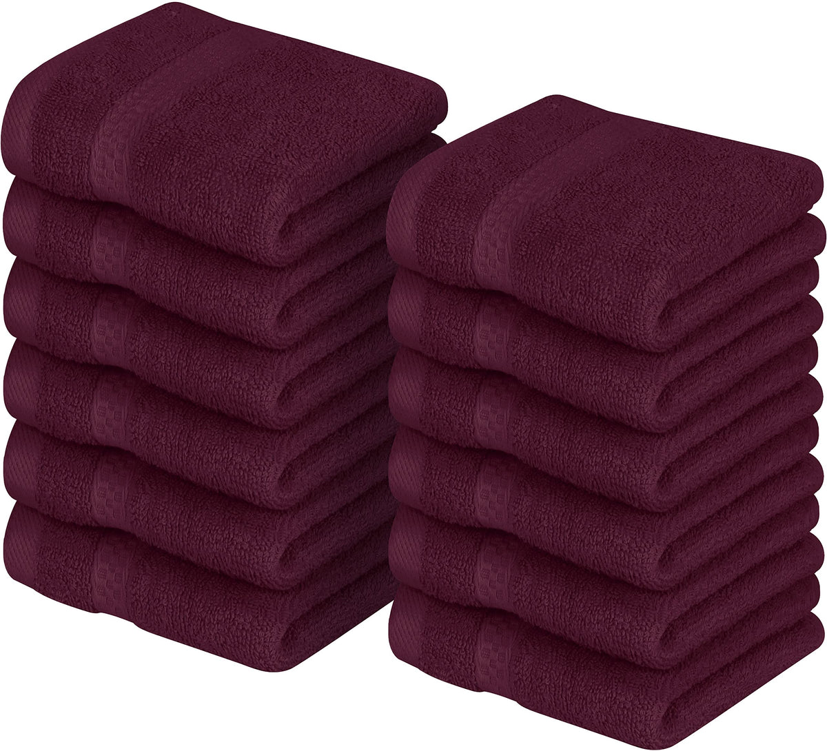 Utopia Towels 12 Pack Premium Wash Cloths Set, 12 by 12 Inches, 100% Cotton Ring Spun, Highly Absorbent and Soft Feel Essential Washcloths for Bathroom, Spa, Gym, and Face, Grey