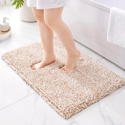 ILANGO Bathroom Rugs 32" × 20", Extra Soft Absorbent Microfiber Bath Rugs