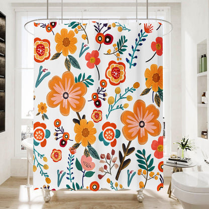 Boho Shower Curtain 72"x72" Water Repellent Polyester Fabric