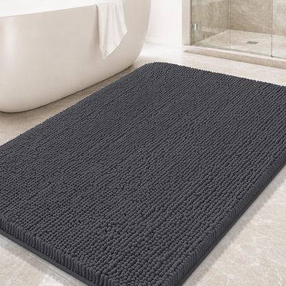 Arotive Bathroom Rugs 24x16, Soft Absorbent Shaggy Chenille Bath Rugs