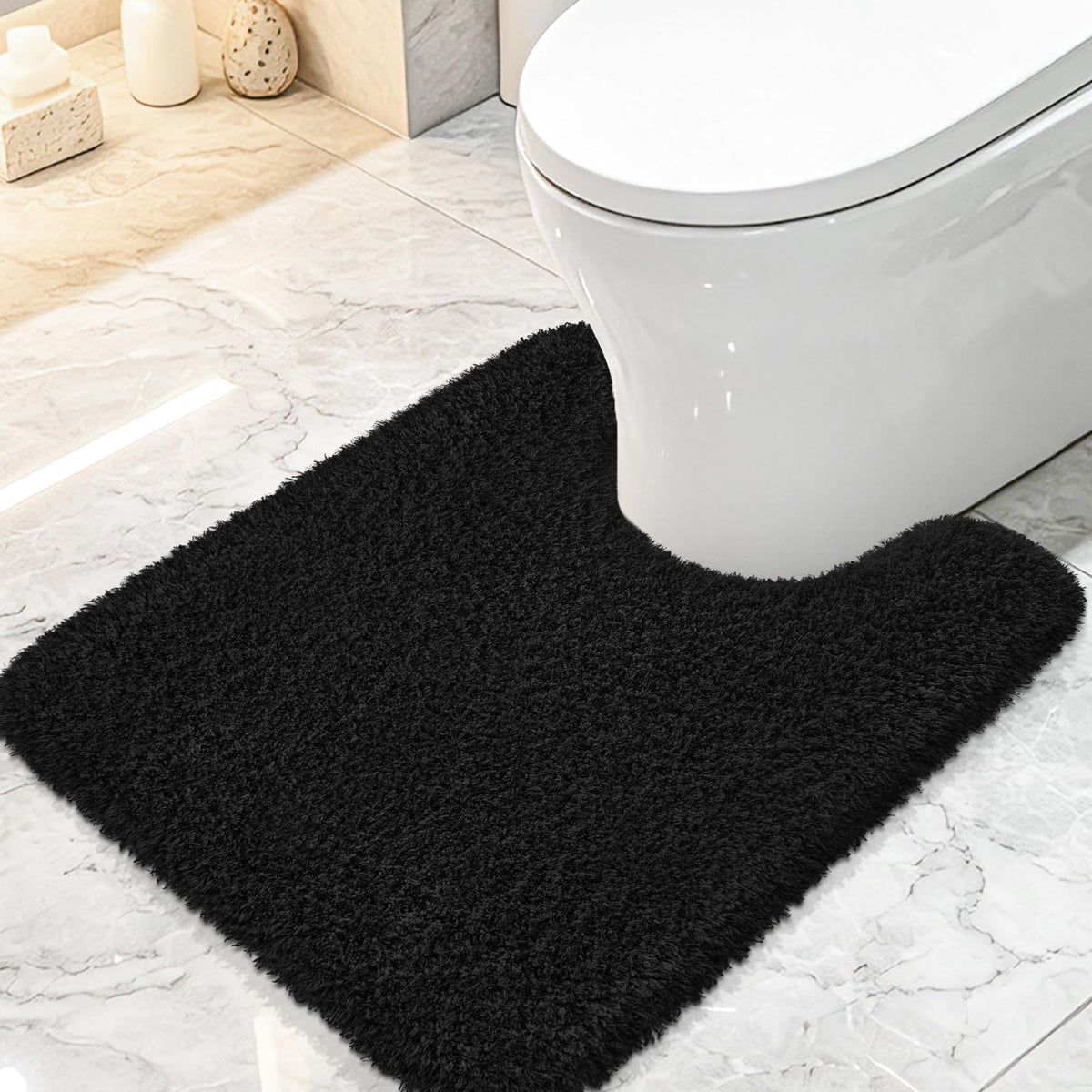 Pink Bathroom Rugs Non Slip 30"x20",Absorbent Bath Mat Quick Dry