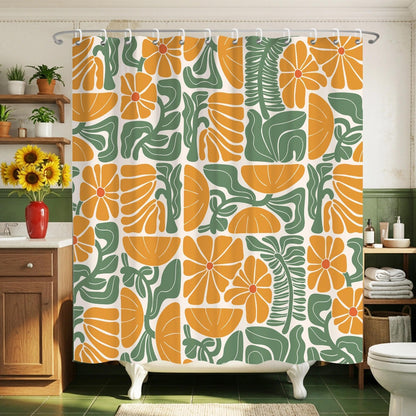Gothic Witchy Dark Academia Bookshelf Shower Curtain 72x72 Inches