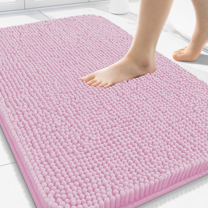 Arotive Bathroom Rugs 24x16, Soft Absorbent Shaggy Chenille Bath Rugs