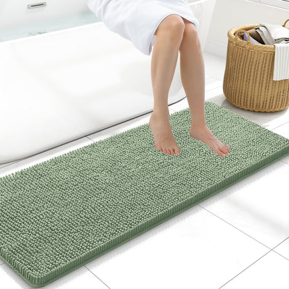 Arotive Bathroom Rugs 24x16, Soft Absorbent Shaggy Chenille Bath Rugs