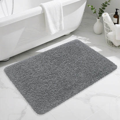Pink Bathroom Rugs Non Slip 30"x20",Absorbent Bath Mat Quick Dry