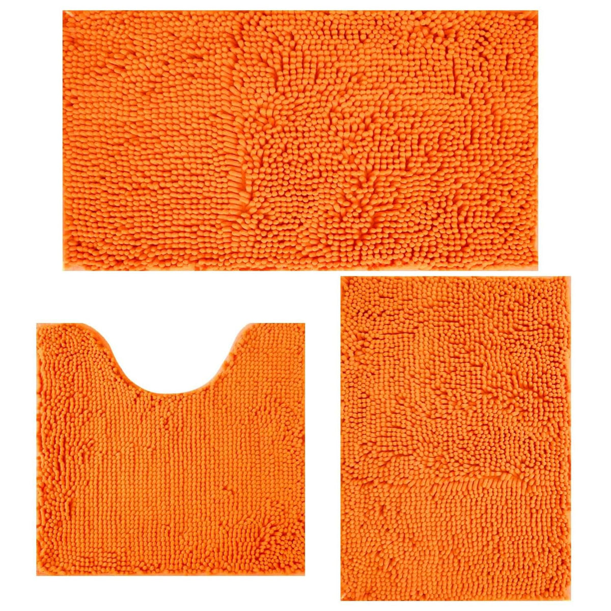Bathroom Rugs Sets 3 Piece Non Slip,Bath Rugs with PVC Backing Bath Carpet,Bathroom Rug Washable,Absorbent,Plush Carpet Mats,Bath Mats for Bedroom, Kitchen,Tub,Home Decor (Turquoise)