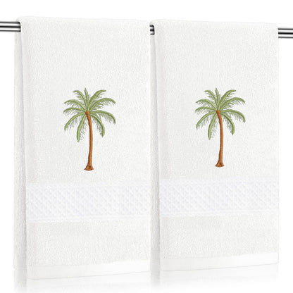 SmoothNovelty 2 Pcs Butterfly Hand Towels Purple Bathroom Decor 14x29 Inch
