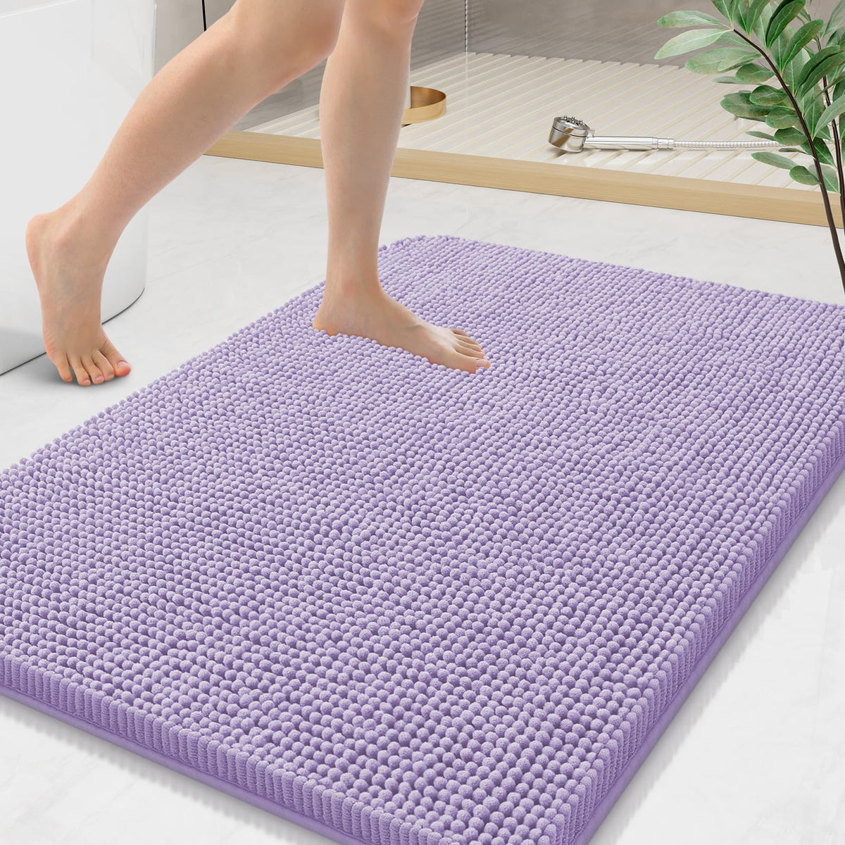 Arotive Bathroom Rugs 24x16, Soft Absorbent Shaggy Chenille Bath Rugs