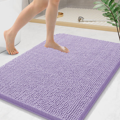Arotive Bathroom Rugs 24x16, Soft Absorbent Shaggy Chenille Bath Rugs