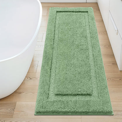 SHACOS Extra Soft Large Long Bathroom Runner Rug 60x24, White
