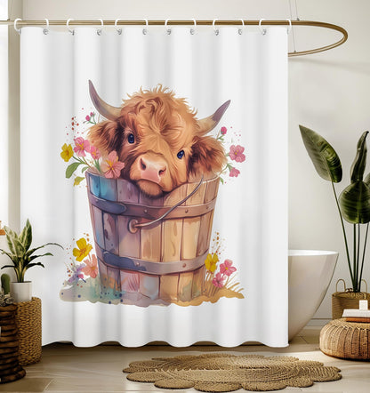 Bathroom Shower Curtain Cute Cortinas para Baño 72 x 72, Boho