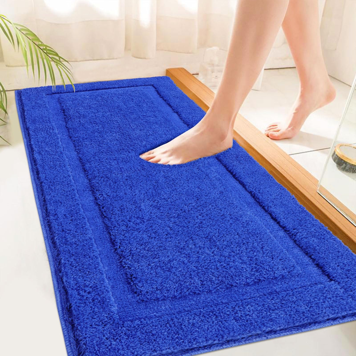 SHACOS Extra Soft Large Long Bathroom Runner Rug 60x24, White