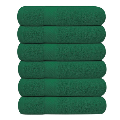KAHAF COLLECTION 6 Pack Bath Towels Set (27 x 54 Inches) 100% Ring Spun Cotton, Lightweight, Quick Dry, Highly Absorbent Towels Multicolor, (27x54) Inches