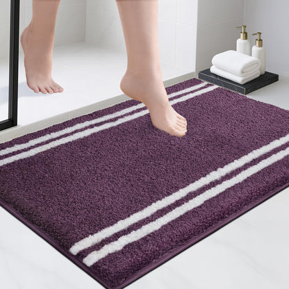 PURRUGS Bathroom Runner Rug, Bath Mat, 24" x 60", Beige