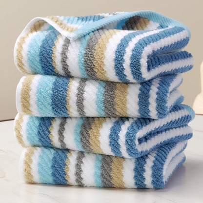 VOOVA & MOVAS Hand Towels 4 Pack, 100% Cotton, 16x27 in, Sage Beige