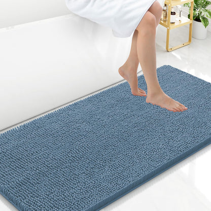 Arotive Bathroom Rugs 24x16, Soft Absorbent Shaggy Chenille Bath Rugs