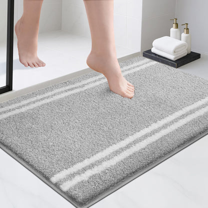 PURRUGS Bathroom Runner Rug, Bath Mat, 24" x 60", Beige