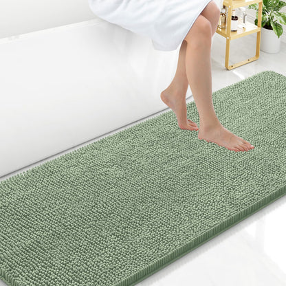 Arotive Bathroom Rugs 24x16, Soft Absorbent Shaggy Chenille Bath Rugs