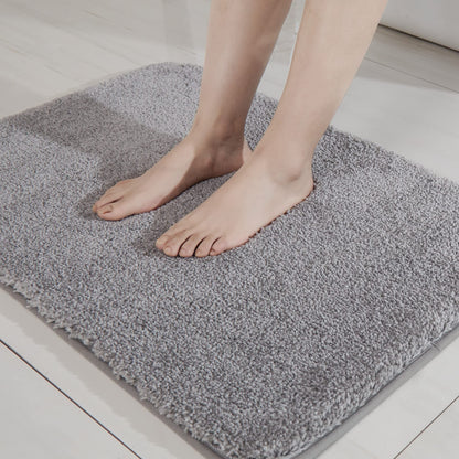 COSY HOMEER Extra Thick Bath Rugs for Bathroom Non Slip Bath Mat 20x32 Navy