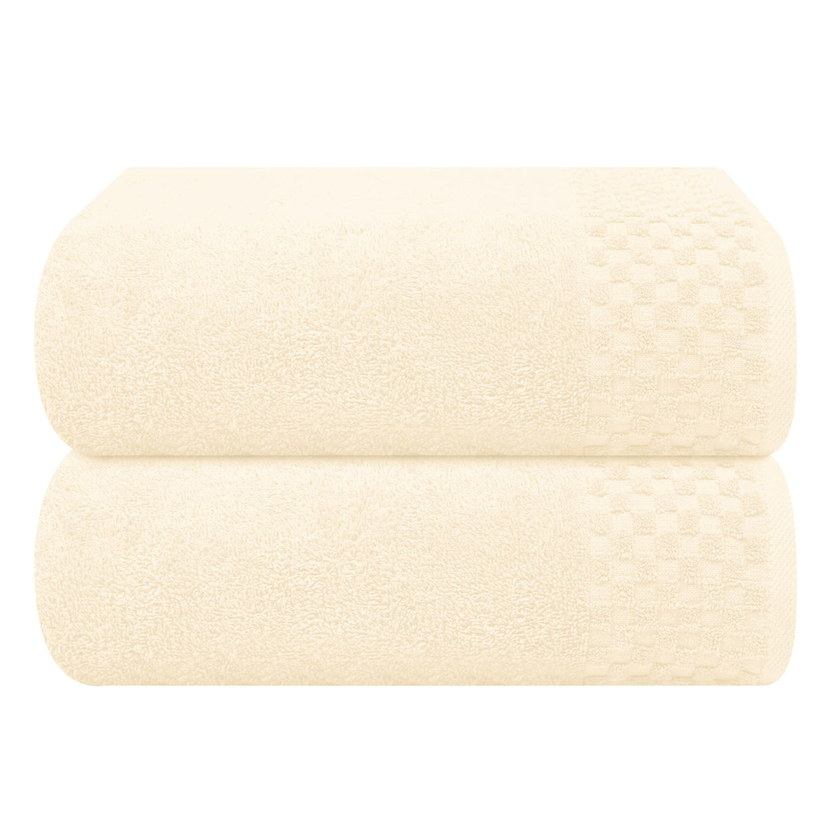 MyOwn Premium Cotton 6 Pack Towel Set for Bathroom, Contains 2 Bath Towels 28x55 inch, 2 Hand Towels 16x24 inch & 2 Wash Coths 12x12 inch, Ideal Everyday use, Compact & Lightweight - Black
