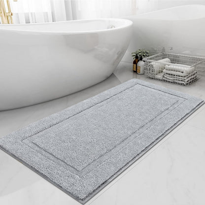 SHACOS Extra Soft Large Long Bathroom Runner Rug 60x24, White