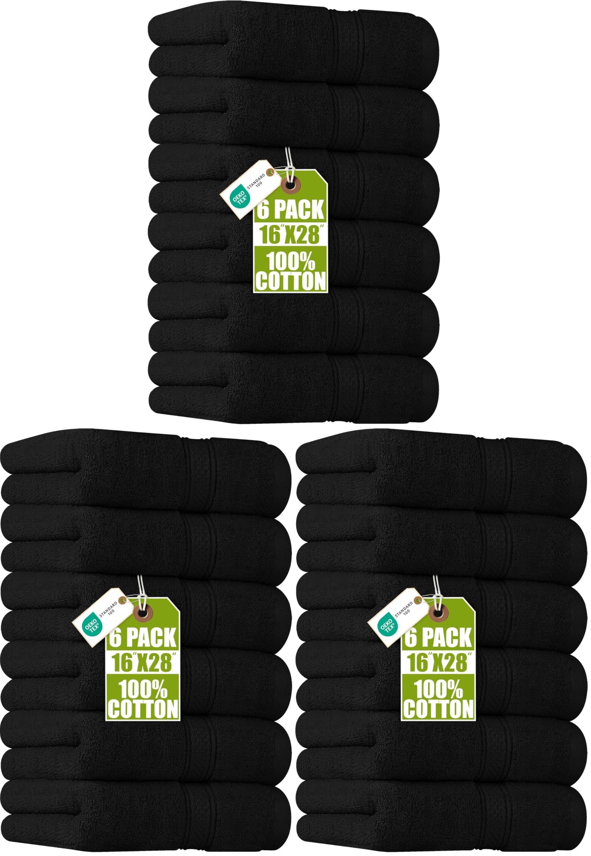 Utopia Towels 6 Pack Premium Hand Towels, 16x28 in, 600 GSM Cotton, Navy