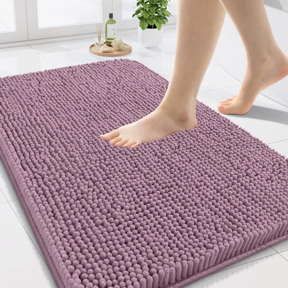 Arotive Bathroom Rugs 24x16, Soft Absorbent Shaggy Chenille Bath Rugs