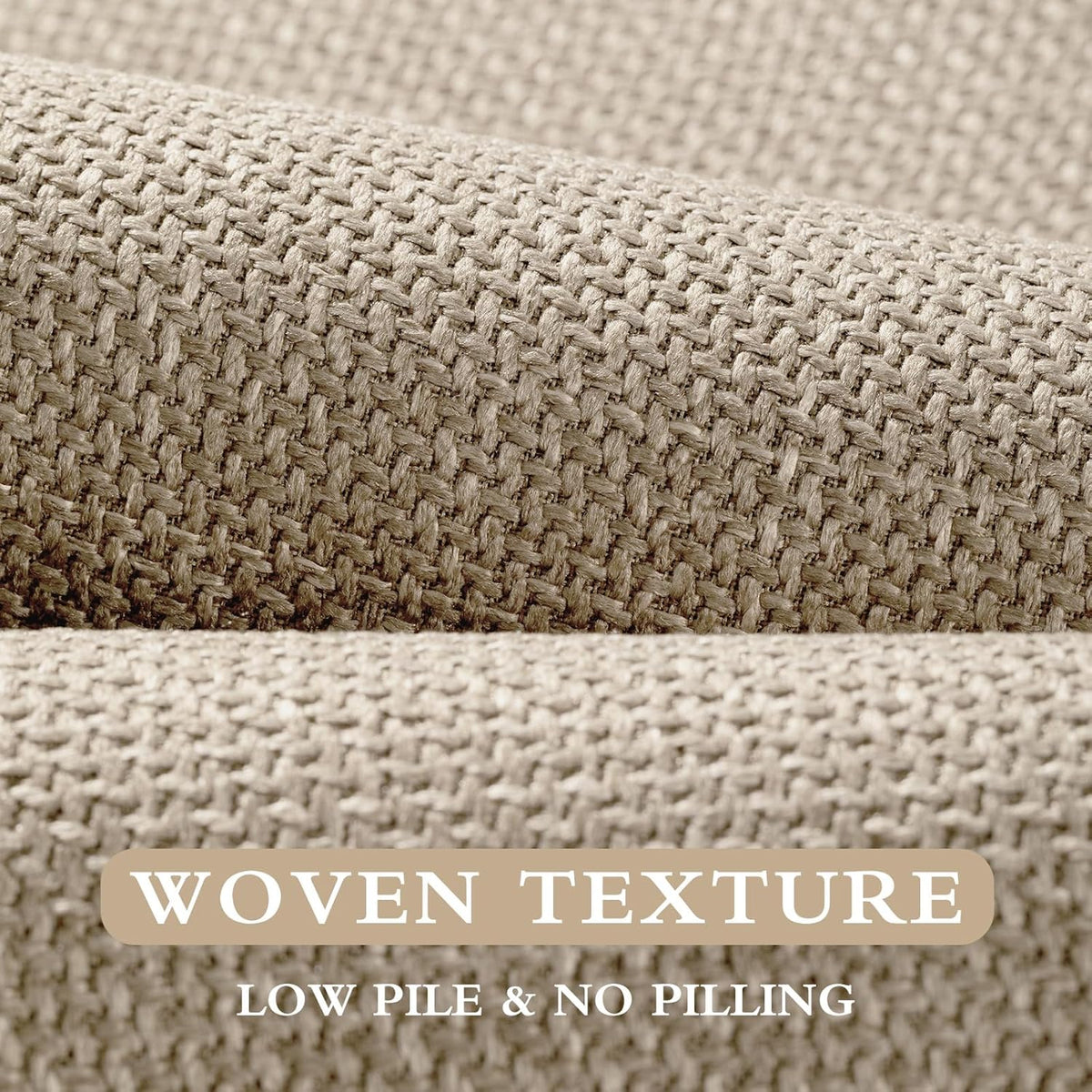 YIHOUSE Bathroom Rugs Thin Bath Mat Sets 2 Pieces Quick Dry,Beige
