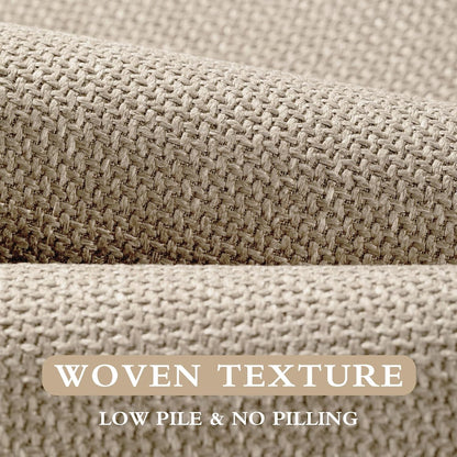 YIHOUSE Bathroom Rugs Thin Bath Mat Sets 2 Pieces Quick Dry,Beige