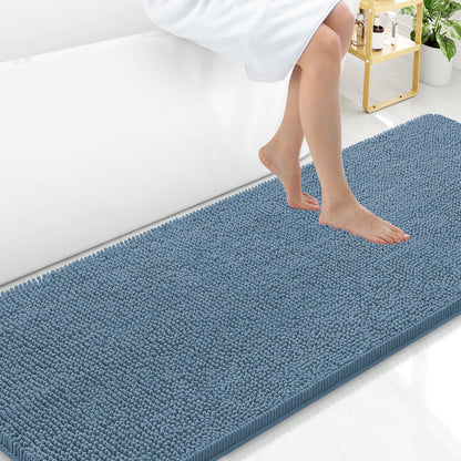 Arotive Bathroom Rugs 24x16, Soft Absorbent Shaggy Chenille Bath Rugs