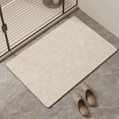 Mecko Bath Mat 16"x24",Ultra Thin Bathroom Rug fit Under Door Light Blue