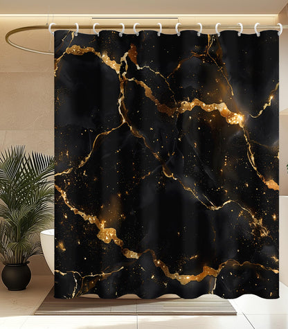 MAMUSE Shower Curtain for Bathroom - Cute Aesthetic Decorative Modern Girly Unique Girls Design Pretty Women Waterproof Fabric Cloth Cortinas de Baño Bathtub 72 x 72 Inch, Leopard Print