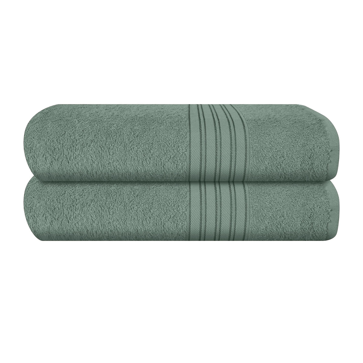BOUTIQUO 6 Pack Cotton Towel Set, Contains 2 Bath Towels 28x55 inch, 2 Hand Towels 16x24 inch & 2 Wash Coths 12x12 inch, Ideal Everyday use, Ultra Soft Compact & Lightweight - Purple