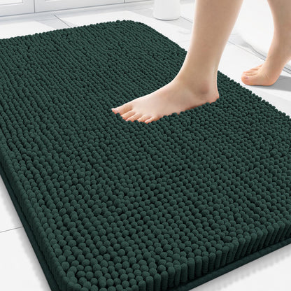 Arotive Bathroom Rugs 24x16, Soft Absorbent Shaggy Chenille Bath Rugs