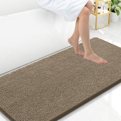 Arotive Bathroom Rugs 24x16, Soft Absorbent Shaggy Chenille Bath Rugs