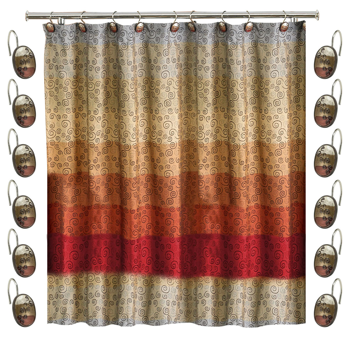 Zahari Home Larrisa Floral Bathroom Rug Luxury Bath Rug Washable Contemporary Decor Beautiful Shower Mat Unique Design Stylish Non Slip Shower Mat Flower Bath Rug Bath Shower Tub Decor