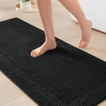 Madison Park Splendor Reversible 100% Cotton Bath Rug, 21 x 34, White